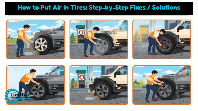 How to Put Air in Tires: Step-by-Step Fixes / Solutions