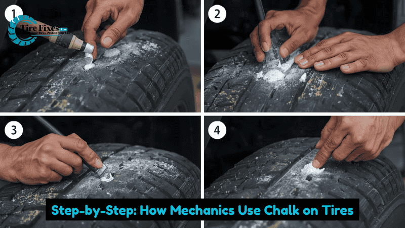 Step-by-Step: How Mechanics Use Chalk on Tires