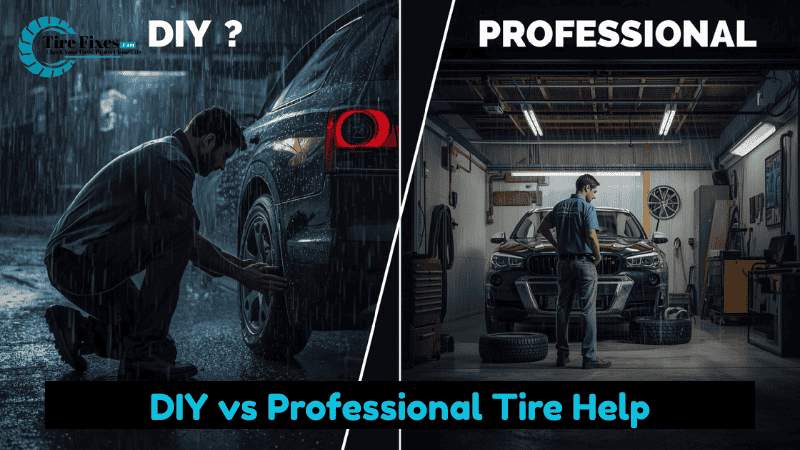 DIY vs Professional Tire Help