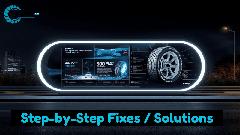 Tire News: Step-by-Step Fixes / Solutions